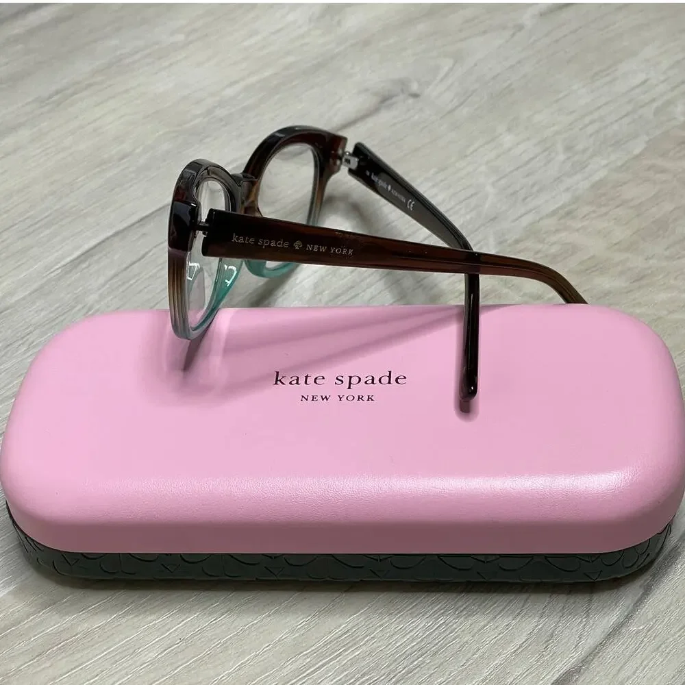 kate spade new york Amilia 50MM Reading Reading Glasses Brown Blue Fade +1.0